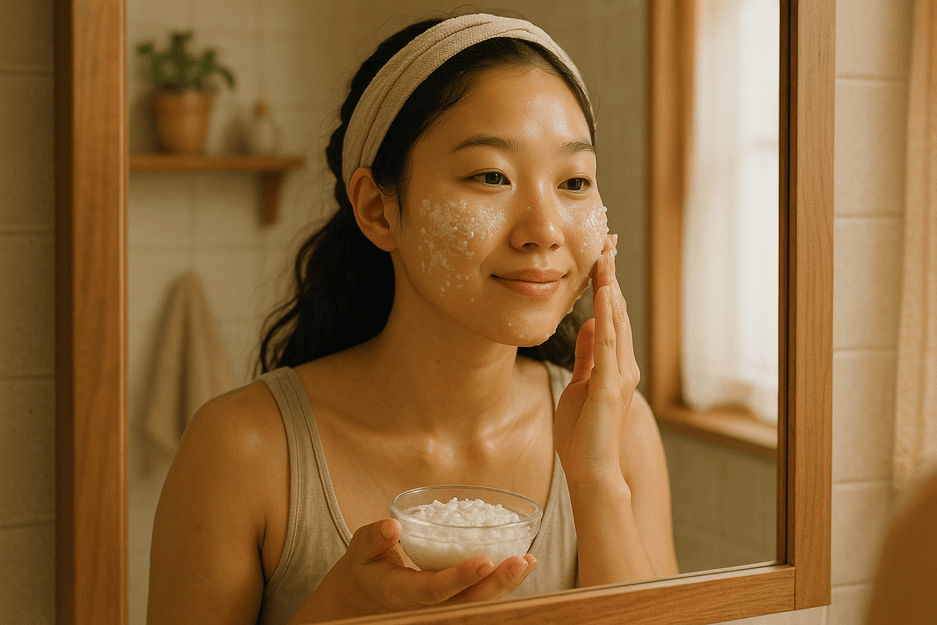 rice and milk skincare