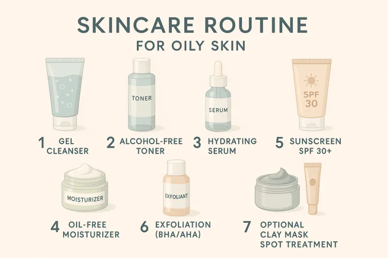 skincare routine for oily skin