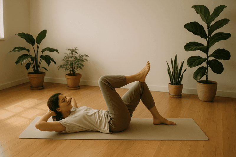 simple Pilates move